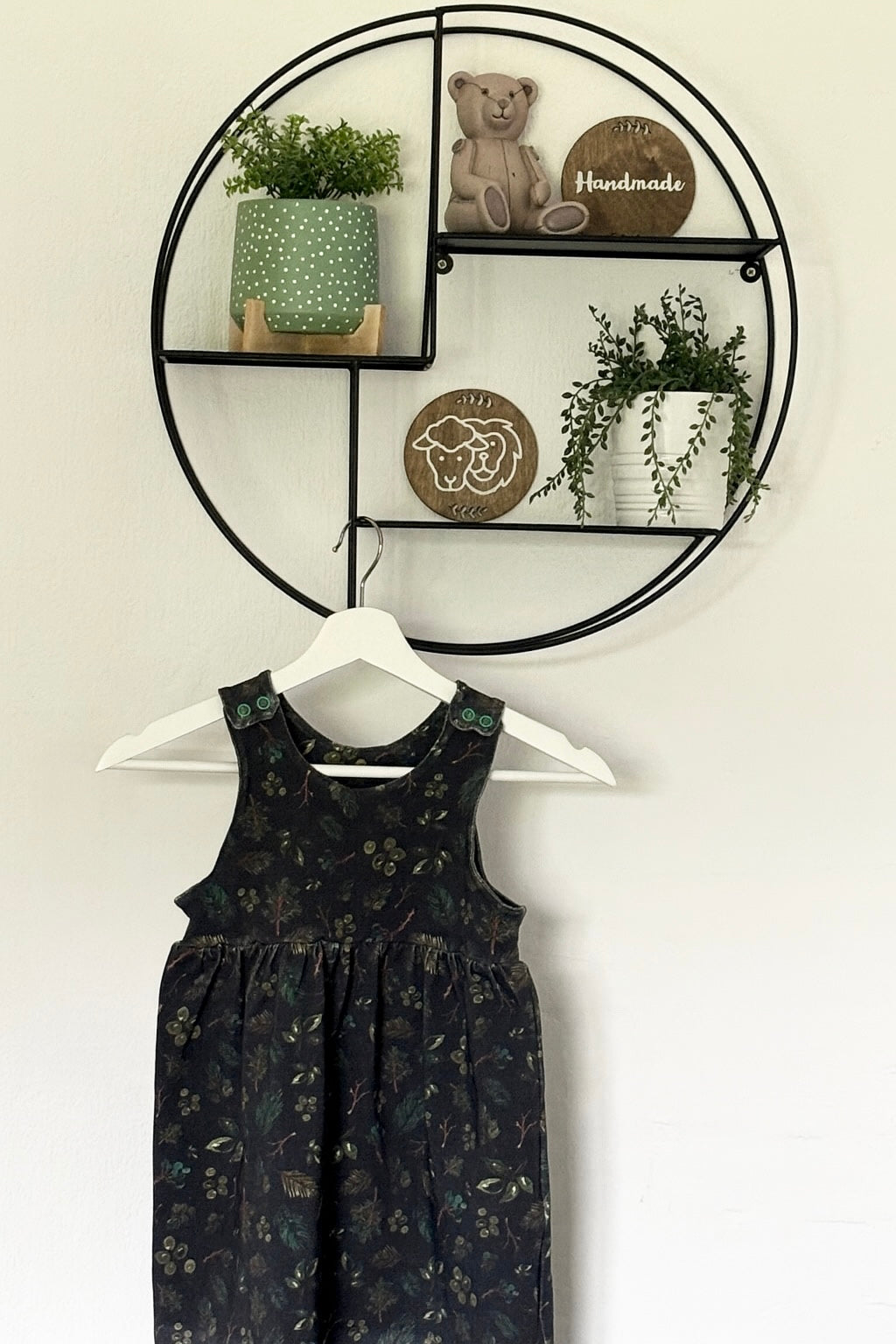 Evening Foliage Pinafore Dress (2-3 Years)