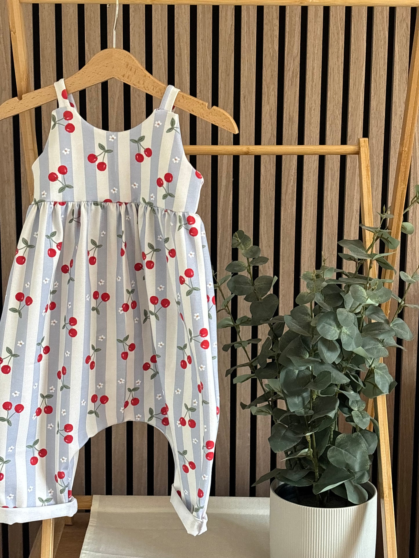Cherry Picnic Napa Romper