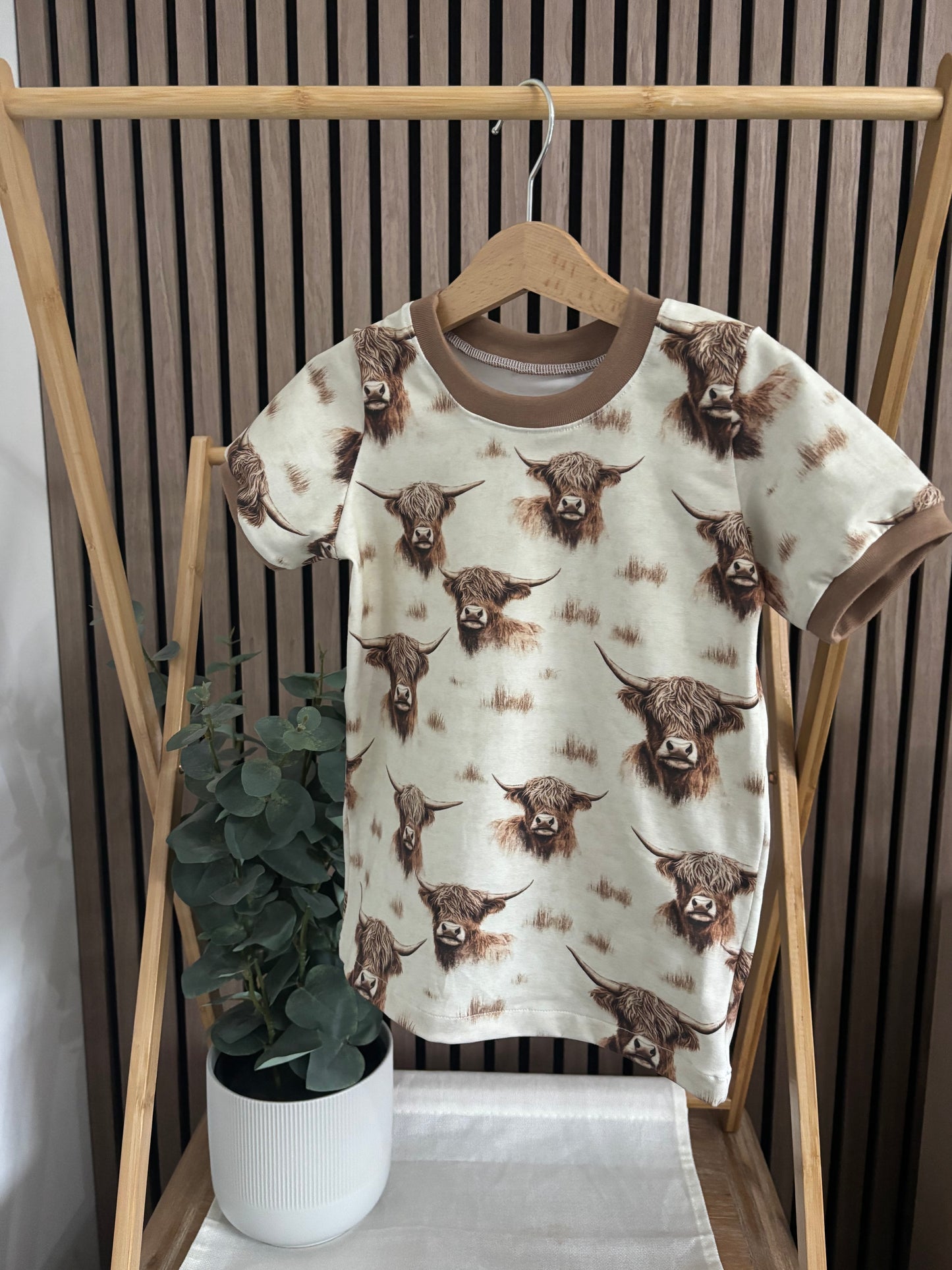Highland Herd T-Shirt (cuffed sleeve)