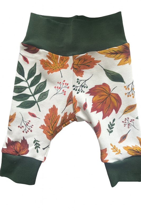 Autumn Leaves Brushed Cotton Joggers