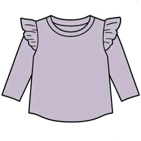 Lilac frill top