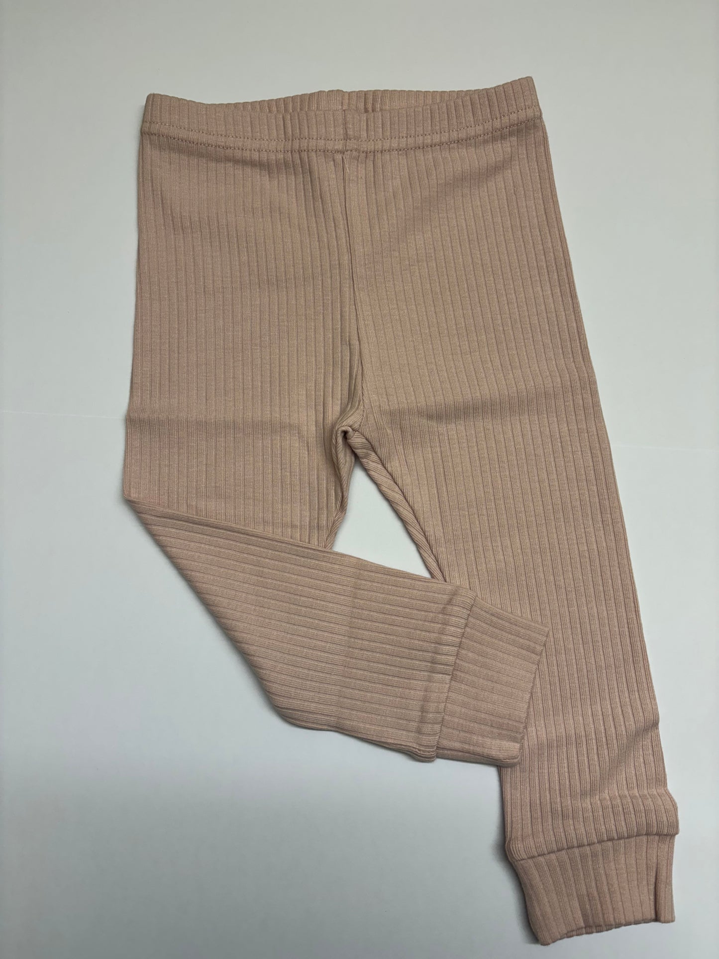 Vintage Pink ribbed leggings