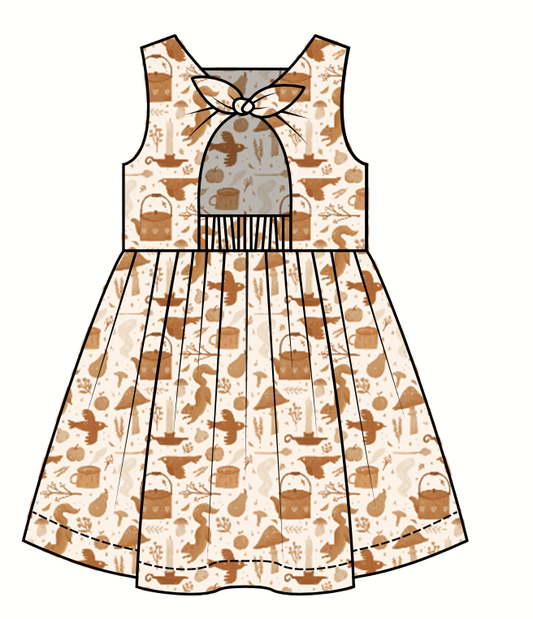 Autumn Forage daisy dress