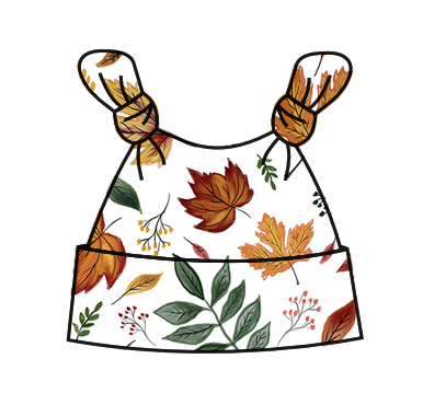 Autumn Leaves knot hat