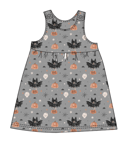 Batty Bunch pinafore dress