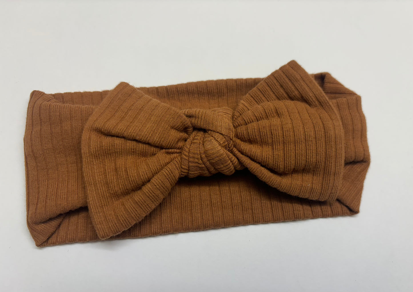 Rust ribbed headband