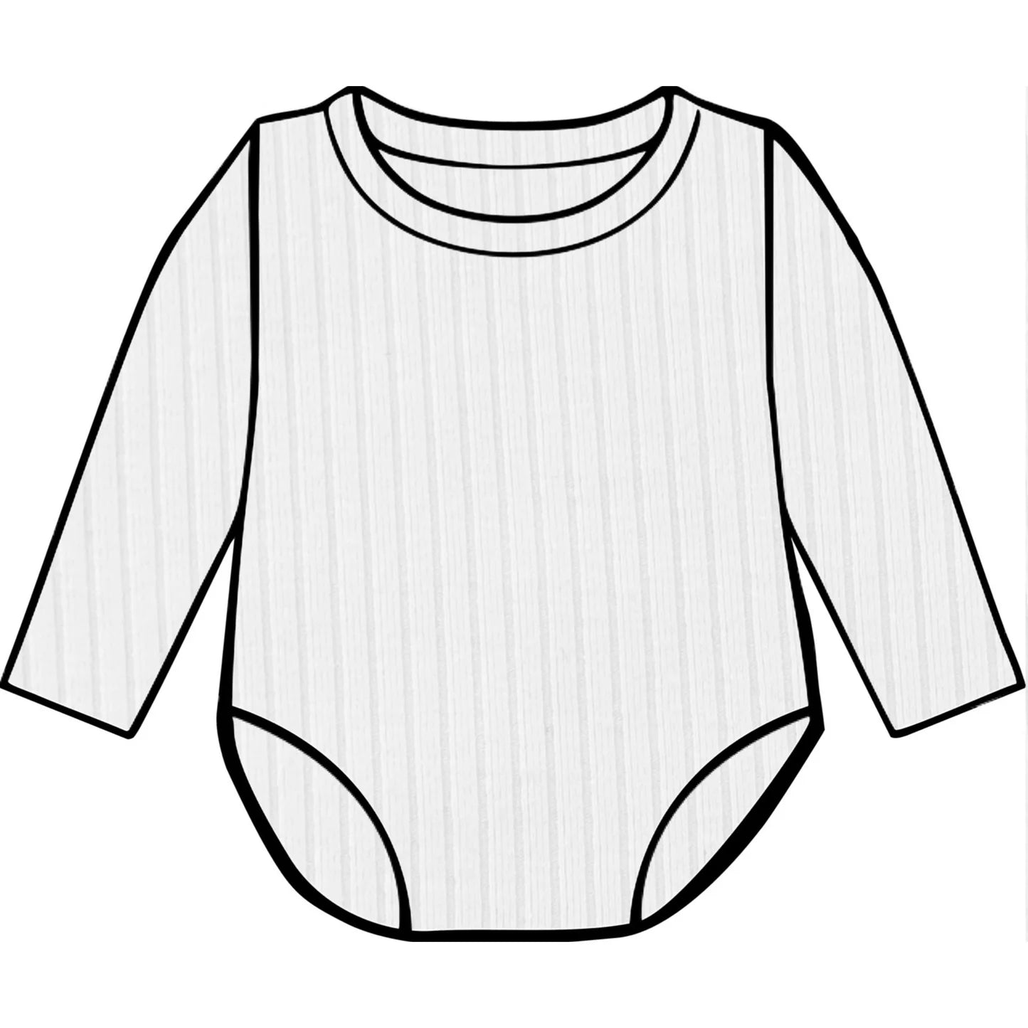 Ecru ribbed bodysuit