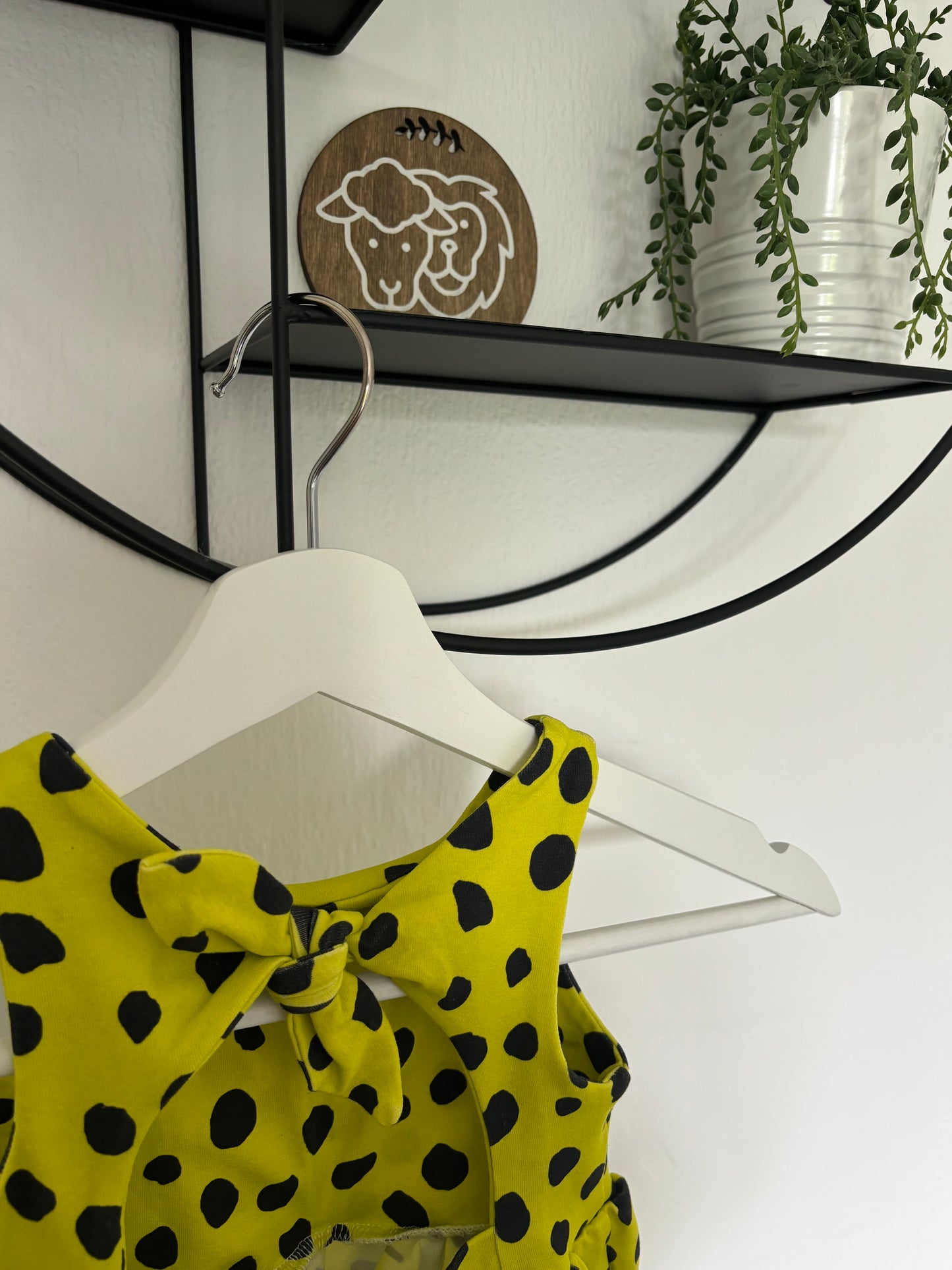 Polka Dot Daisy Dress (6-9 Months)