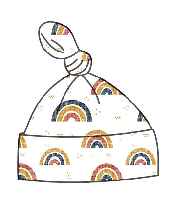 Over the Rainbow knot hat