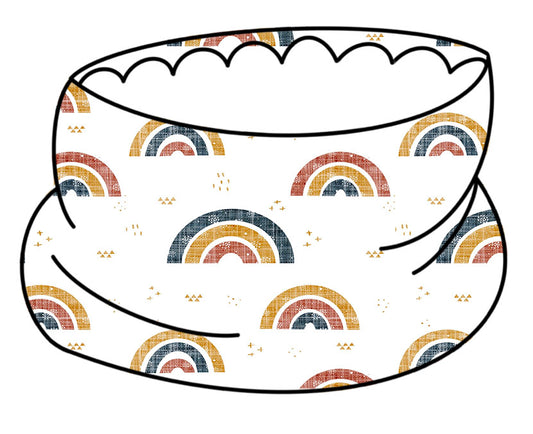 Over the Rainbow teddy fleece snood