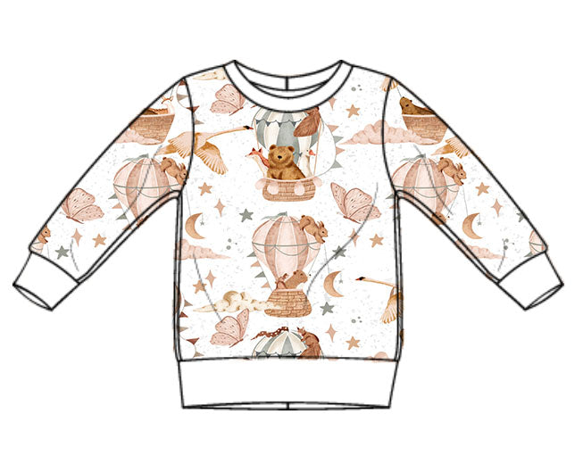 The Welcome Party brushed cotton sweatshirt