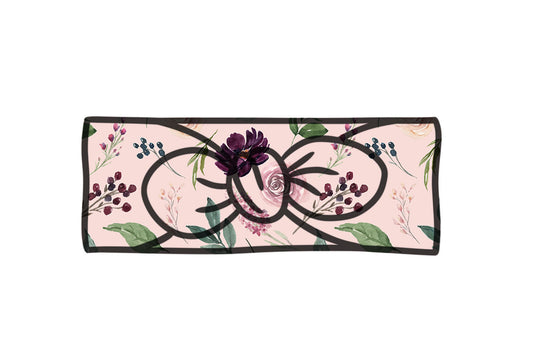 Berry Bloom hand-tied headband