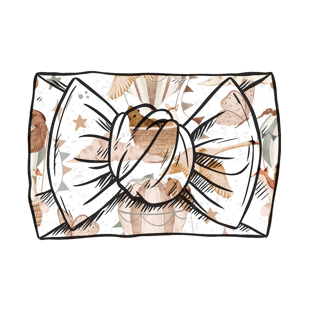 The Welcome Party hand-tied headband