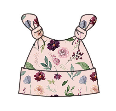 Berry Bloom knot hat