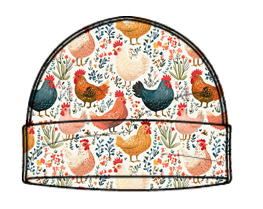 Cluck & Bloom beanie hat