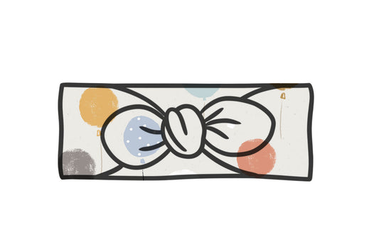 Party Time hand-tied headband