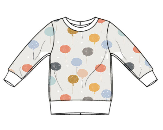 Party Time brushed cotton sweatshirt