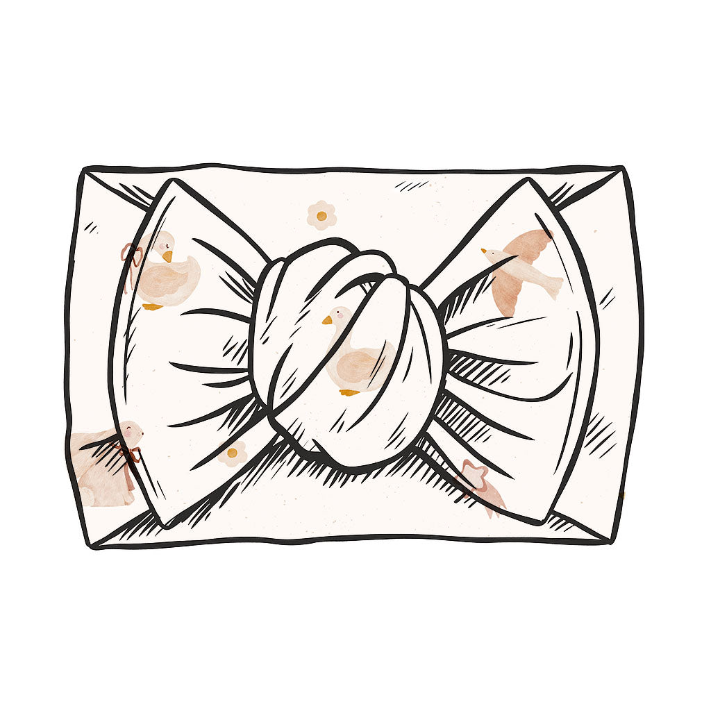 Tiny Treasures hand-tied headband