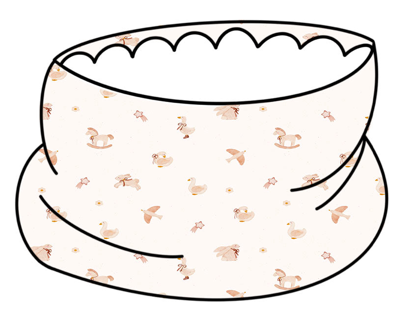 Tiny Treasures teddy fleece snood