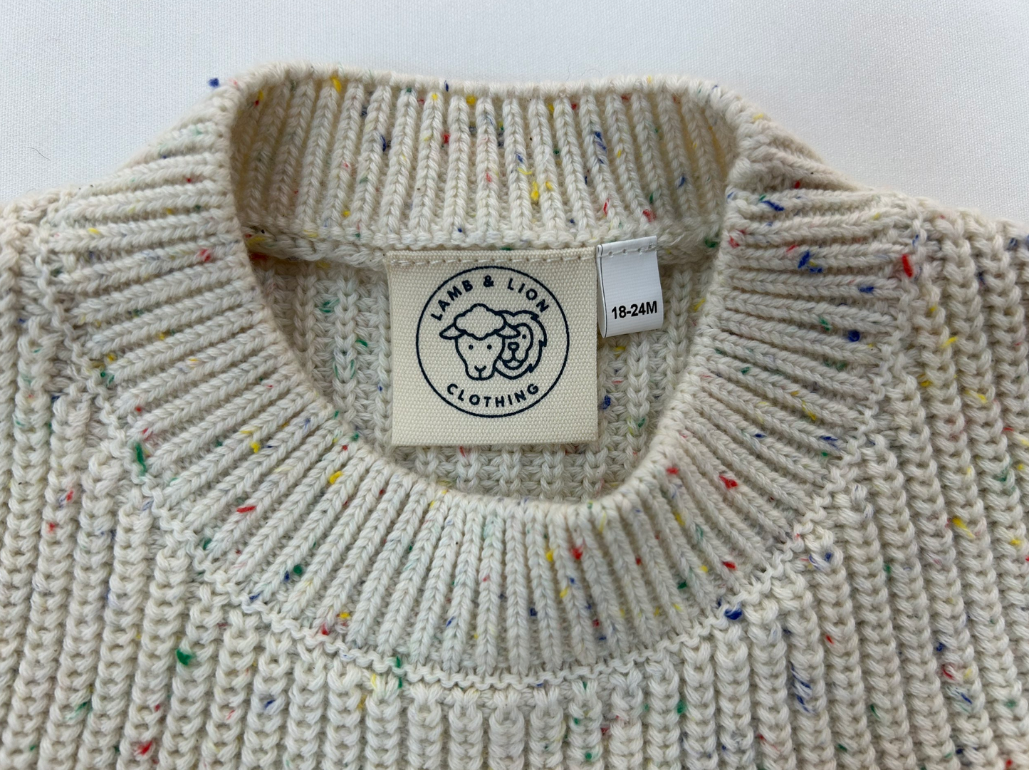 Cream Sprinkles Heirloom Knit Jumper