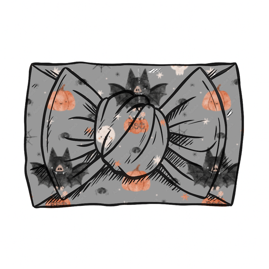 Batty Bunch hand-tied headband