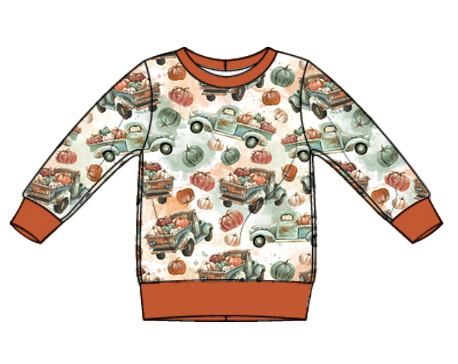 Patch Pickup brushed cotton sweatshirt