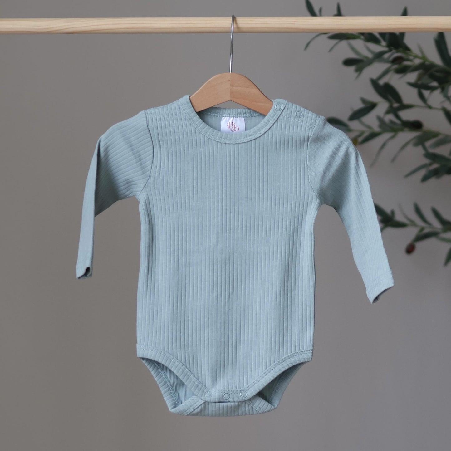 Mint ribbed bodysuit