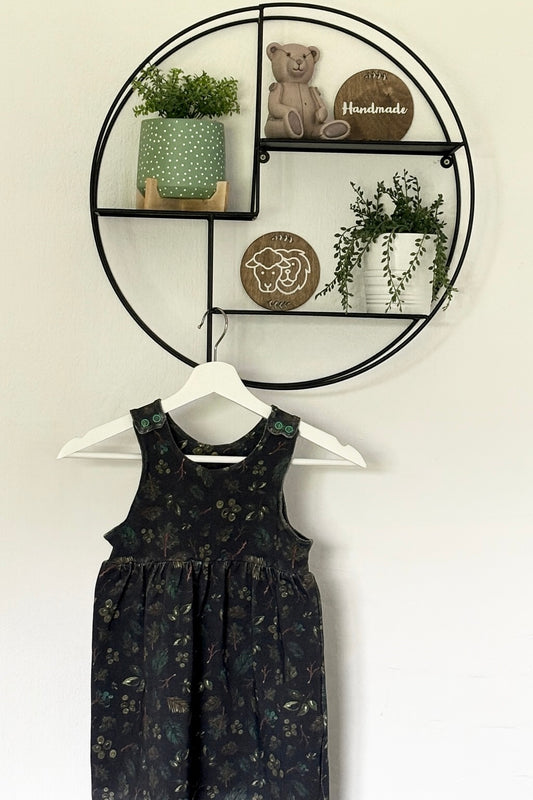 Evening Foliage Pinafore Dress (2-3 Years)