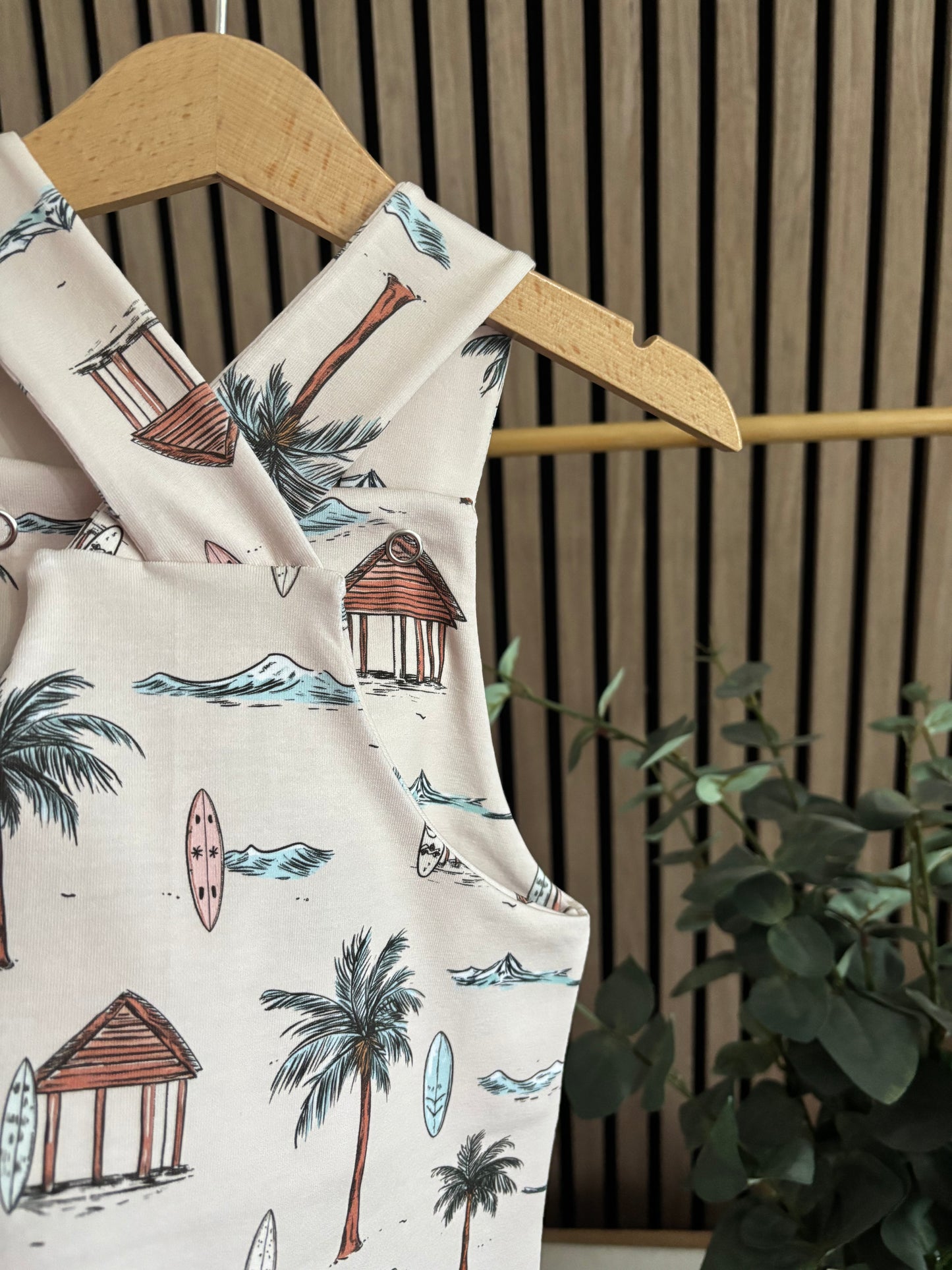 Tiki Time Short Dungarees