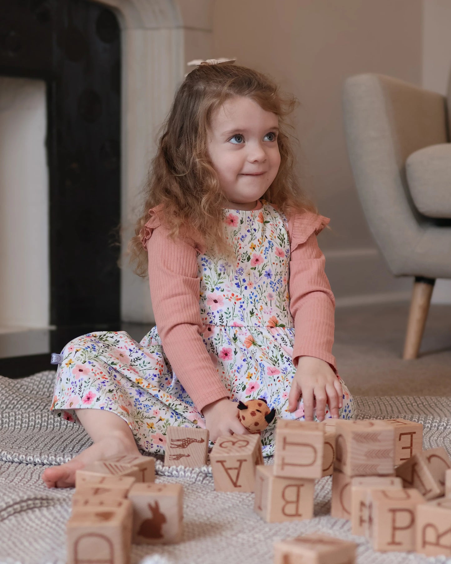 Sorbet frill bodysuit