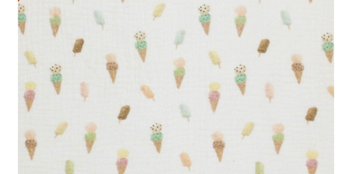 Ice Cream Short Dungarees (ribbed)
