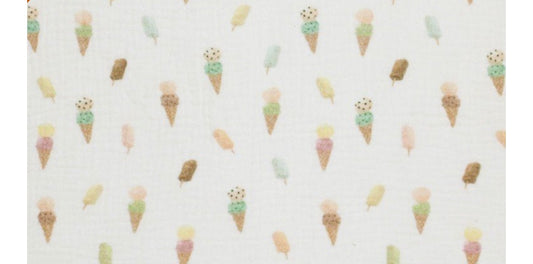 Ice Cream Short Dungarees (ribbed)