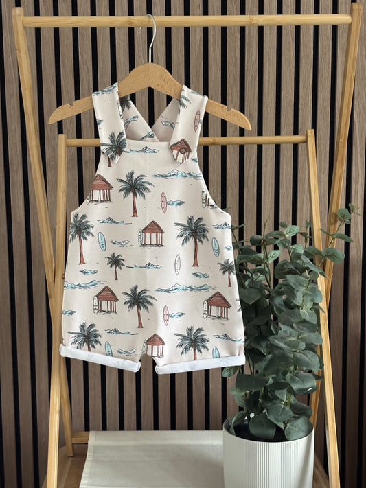 Tiki Time Short Dungarees