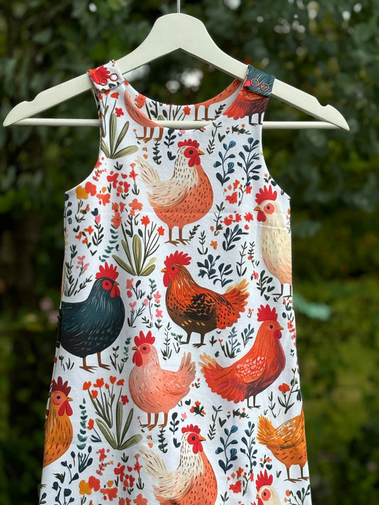 Cluck & Bloom relaxed romper (18-24 M)