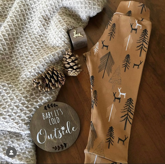 Woodland Sunset leggings (12-18 Months)