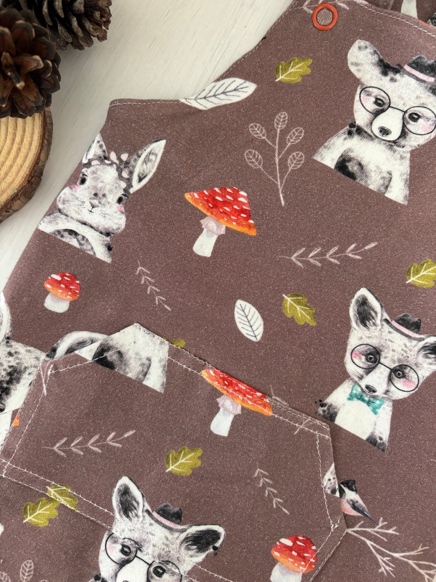 Enchanted Forest Dungarees (0-3 Months)