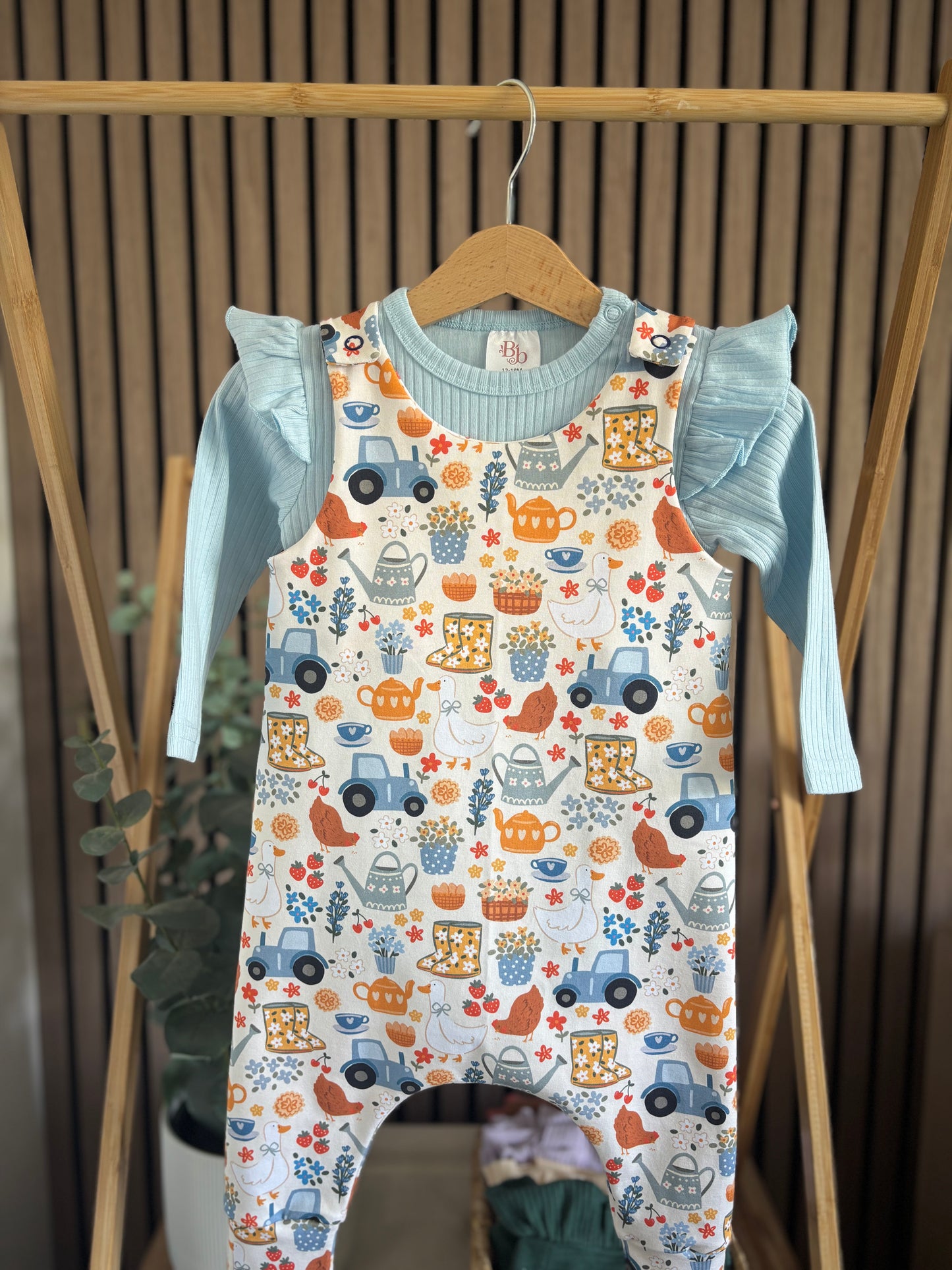 Country Garden Relaxed Romper