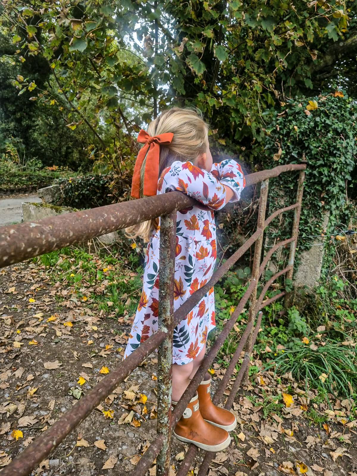 Autumn Leaves - Organic Jersey Cotton