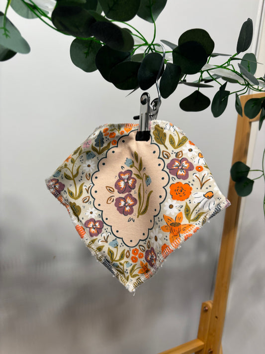 Spring Meadow towelling bib