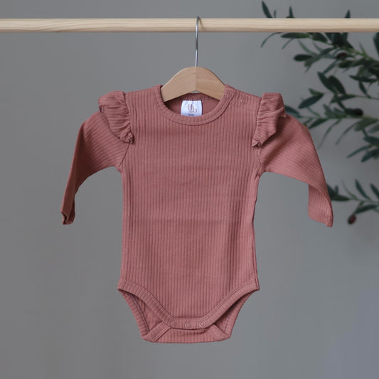 Clay frill bodysuit