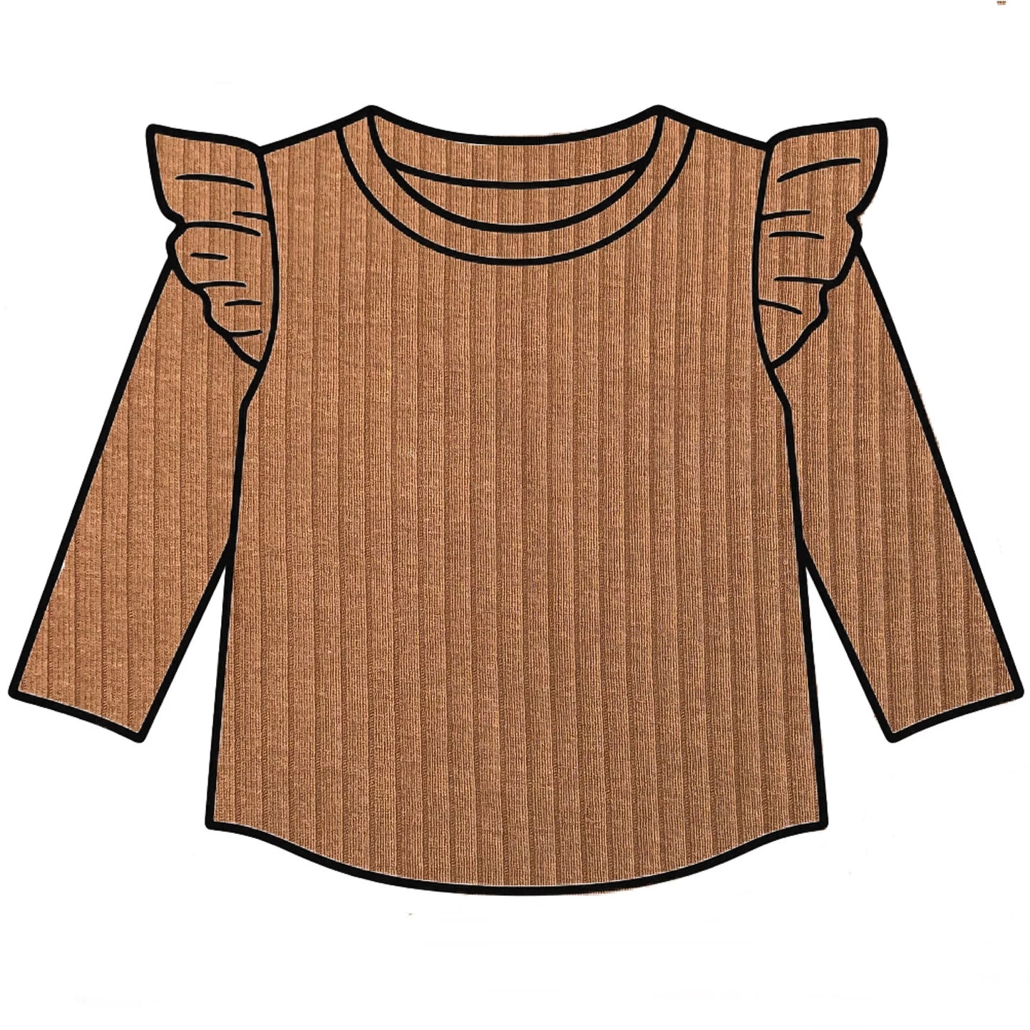 Rust frill top