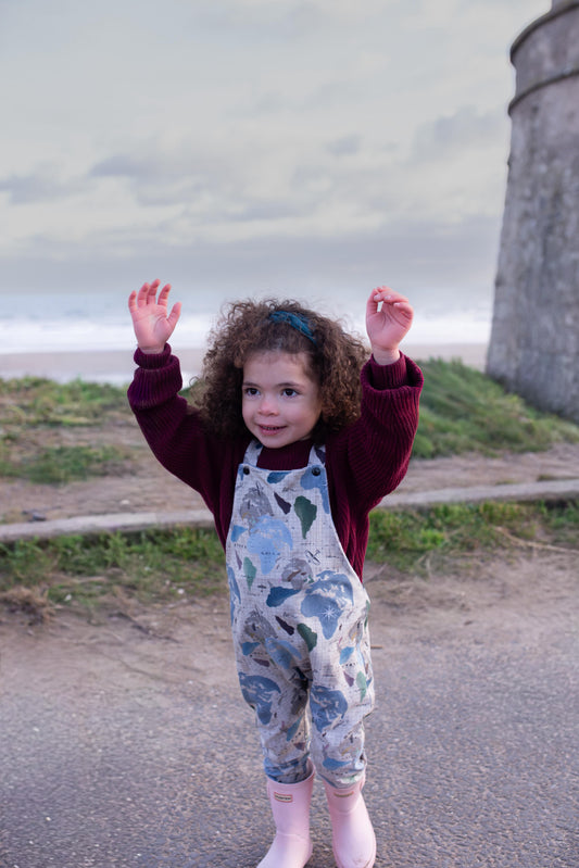 Plum Heirloom Knit Jumper