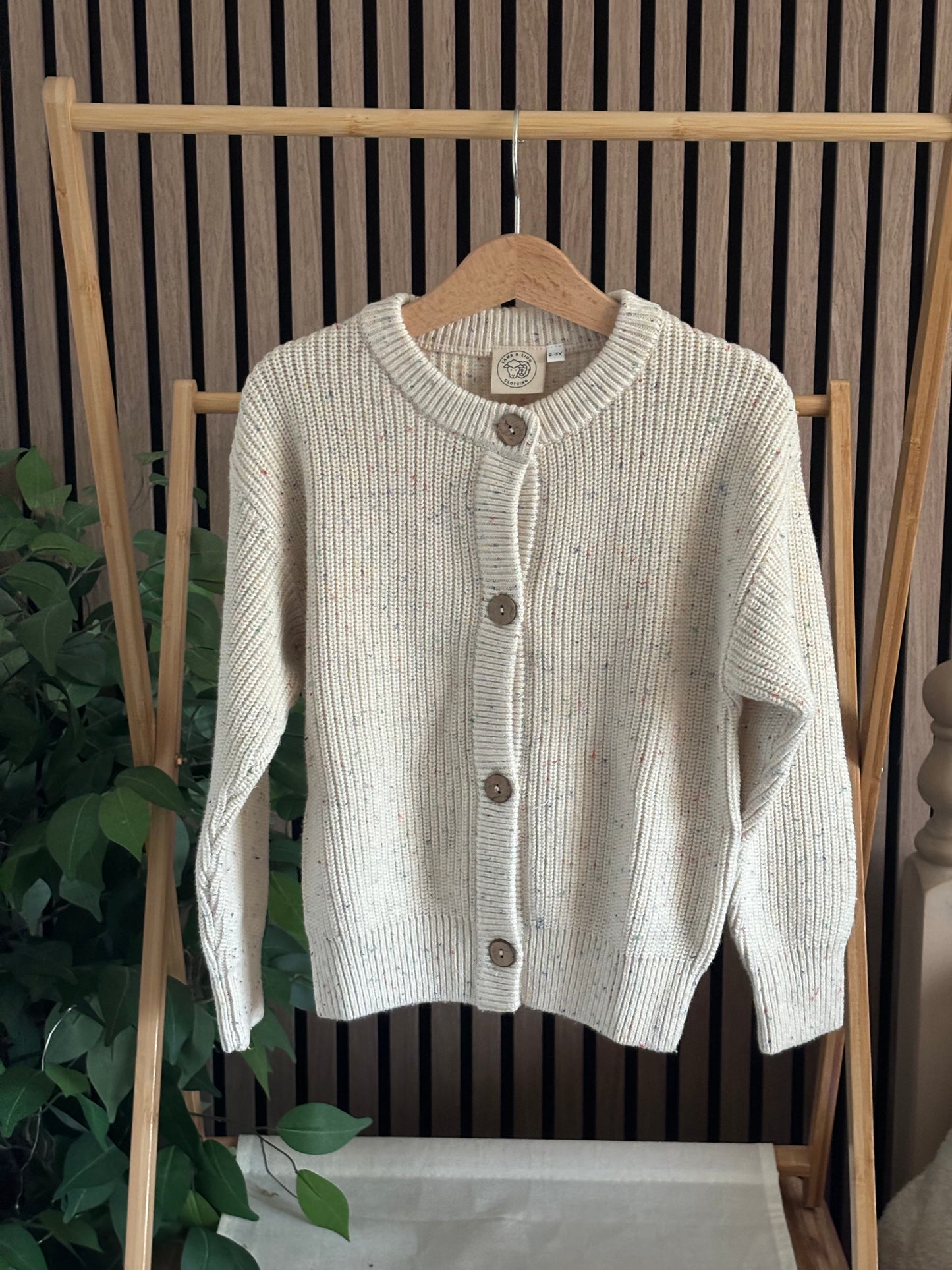 Cream Sprinkles Heirloom Knit Cardigan