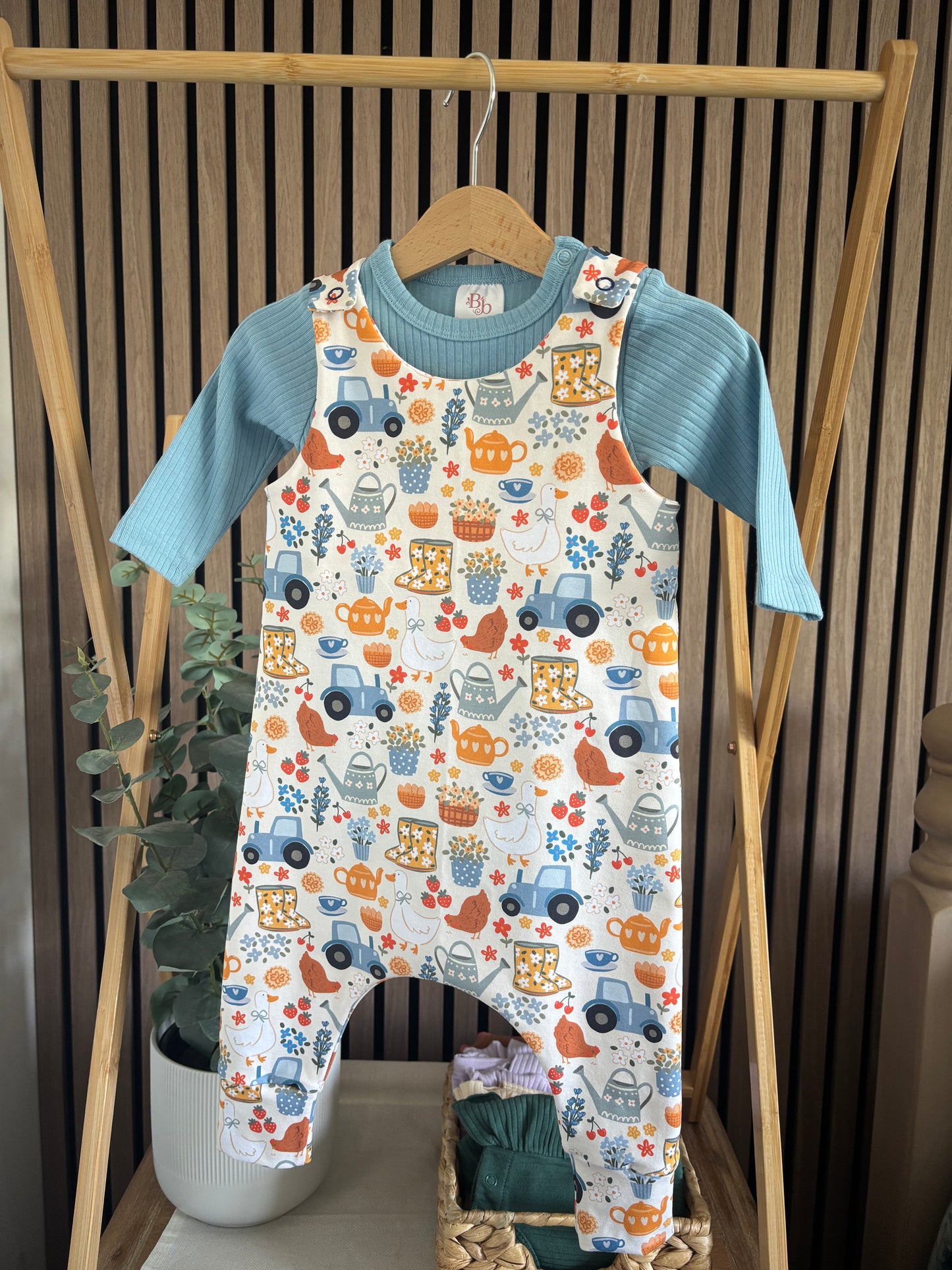 Country Garden Relaxed Romper