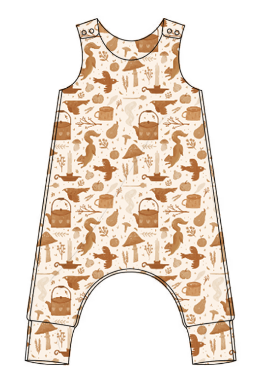 Autumn Forage relaxed romper