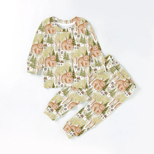 PREORDER Baby Bear Ribbed Pyjama Set