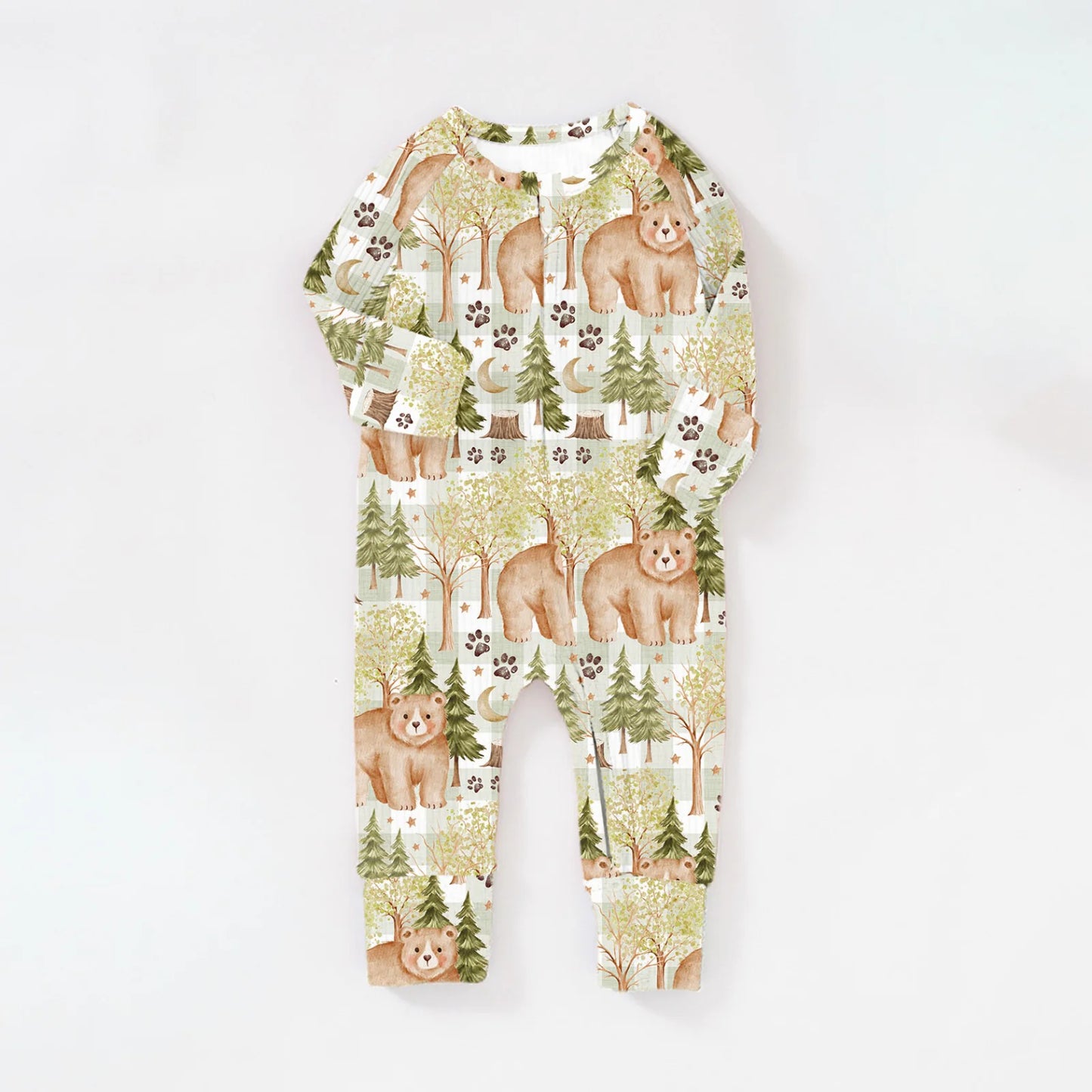 PREORDER Baby Bear Ribbed Sleepsuit