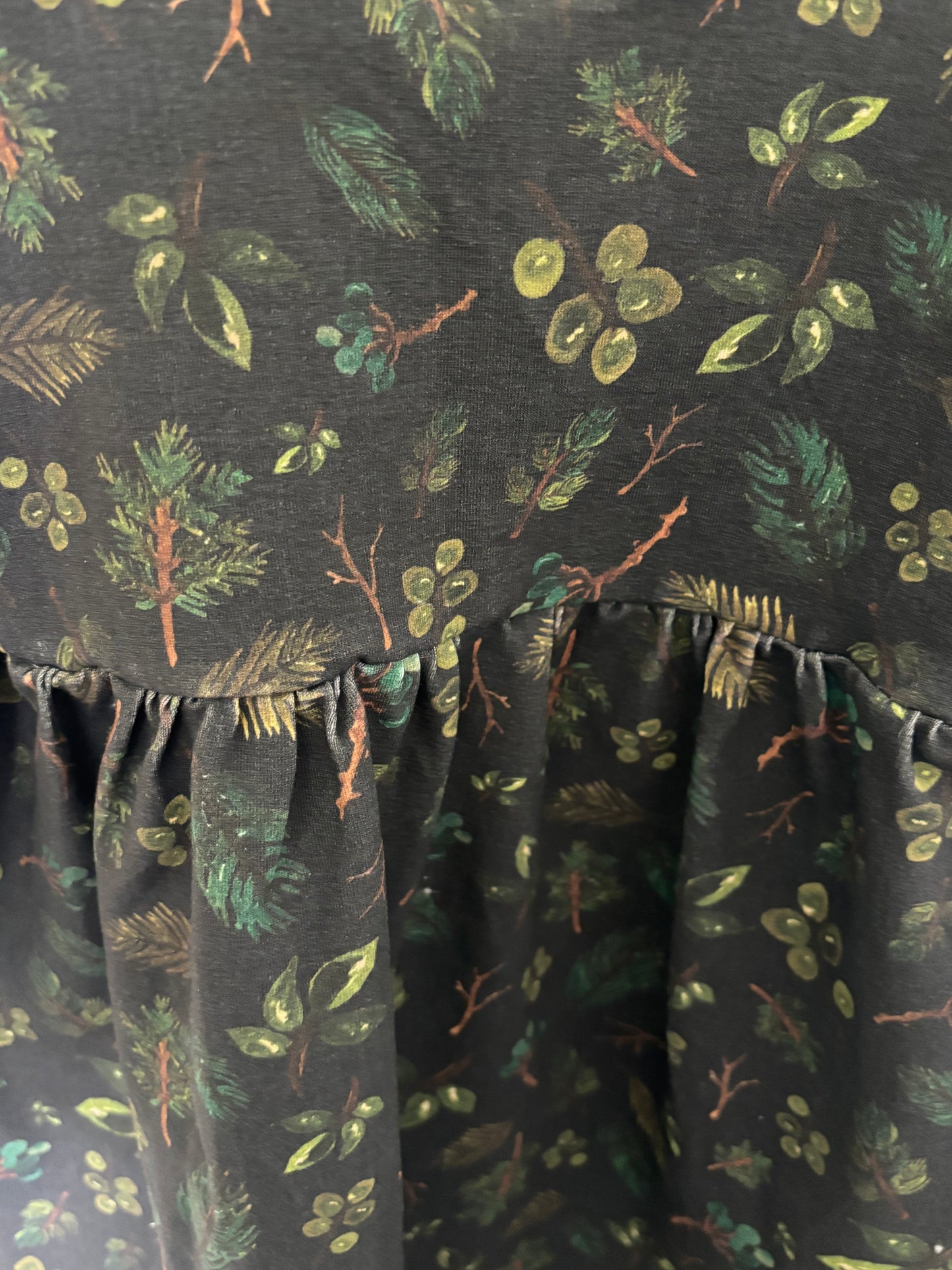 Evening Foliage Pinafore Dress (2-3 Years)