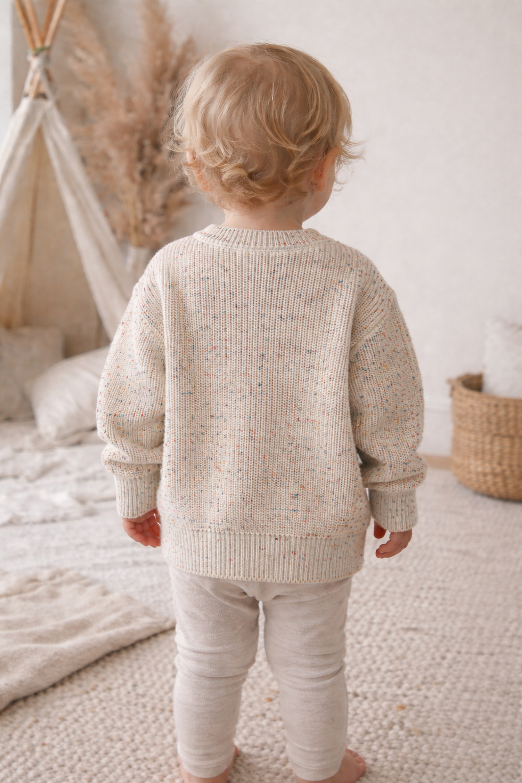 Cream Sprinkles Heirloom Knit Jumper