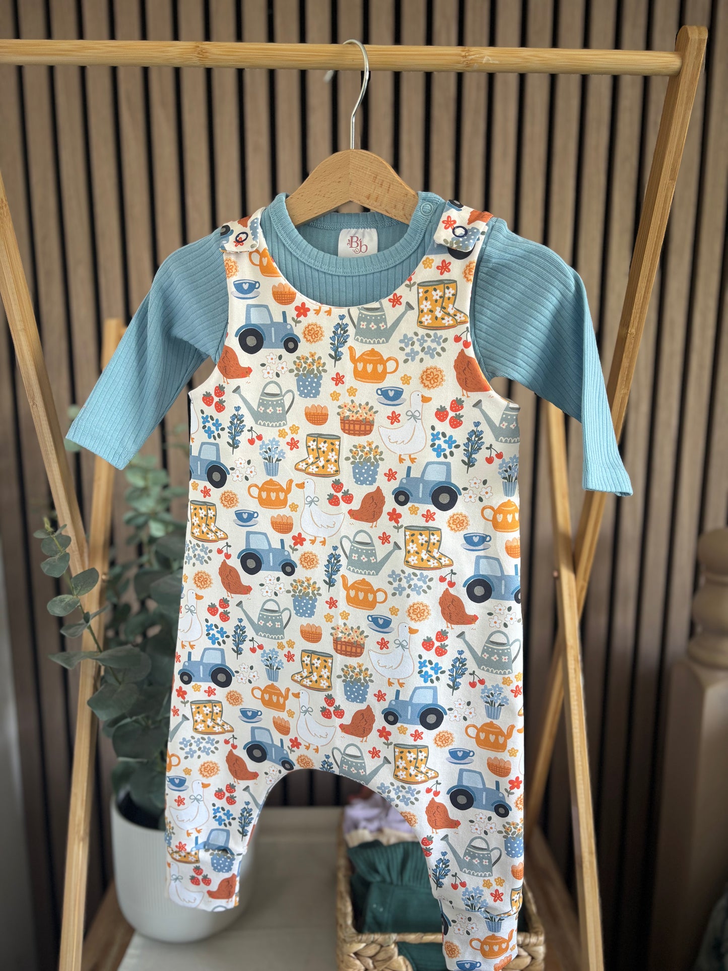 Country Garden Relaxed Romper